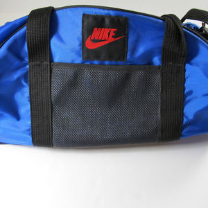 NIKE Blue Black Red Embroidered Duffle Gym Bag